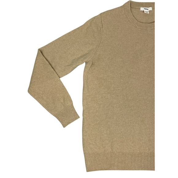 Tilley Extra Fine Merino Wool Sweater Tan XXL (Runs Small) Warm Winter Outdoors - Picture 5 of 10